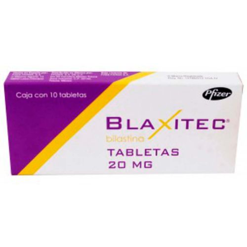 Tabletas Blaxitec 20mg Caja con 10 Tabletas