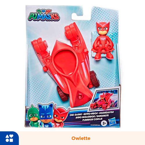 Figura Miniatura y Vehículo Pj Masks