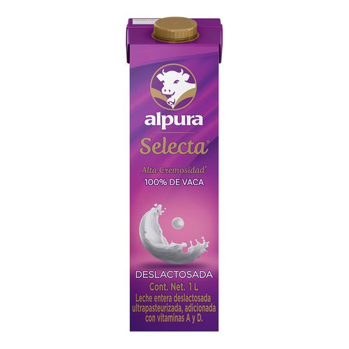 Leche Alpura Selecta Deslactosada 1L