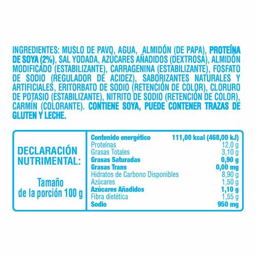 Jamón Original de Pavo Marietta kg
