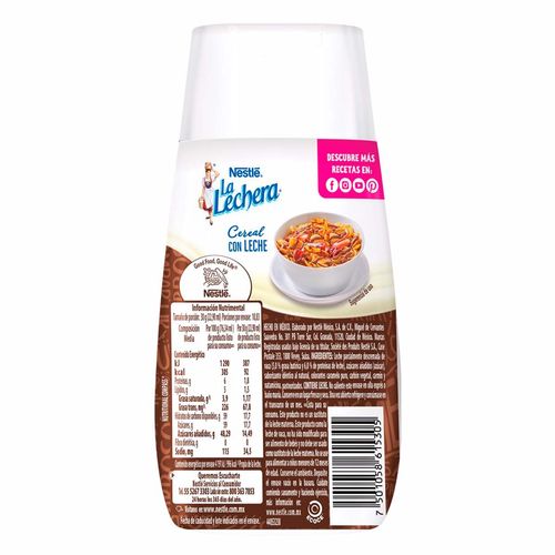 Leche Condensada Nestlé La Lechera Sirve Fácil Choco Avellana 325g