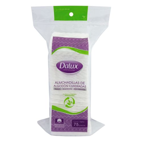 Pads Desmaquillantes Dalux Cuadrada 75 Pads