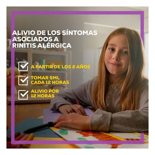 Allegra Suspensión Pediátrica para Rinitis Alérgica y Urticaria 150ml