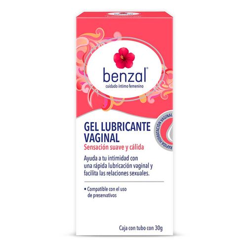 Lubricante Vaginal en Gel Benzal Sensación Suave y Cálida 30g