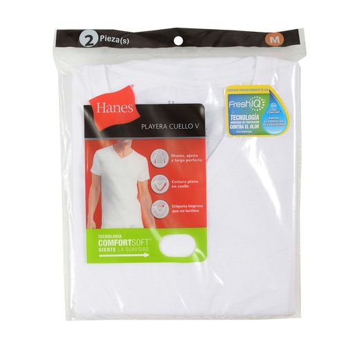 Playera Hanes Cuello V 0777C01