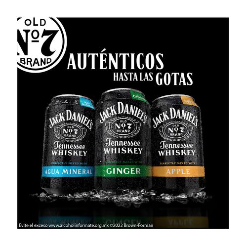 Bebida Preparada Jack Daniel's & Ginger 350ml