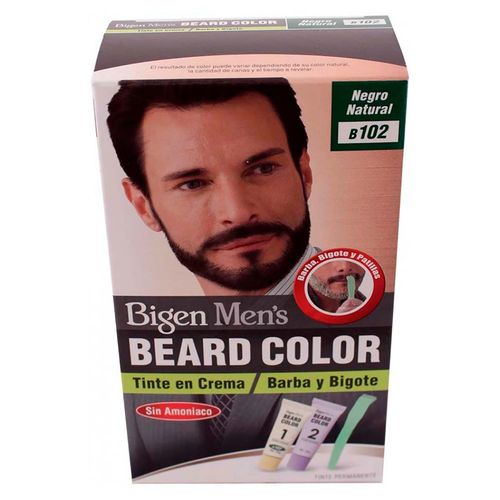 Tinte para Caballero Bigen Men Barba Negro Natural 40g