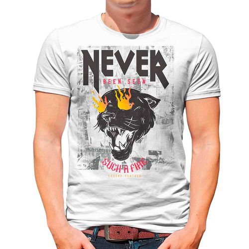 Playera Action Gear 880NC Blanco Caballero