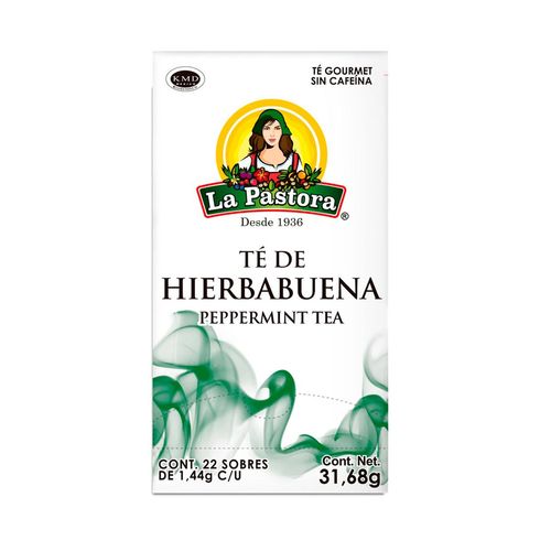 Té La Pastora Hierbabuena 22 sobres de 1.44g