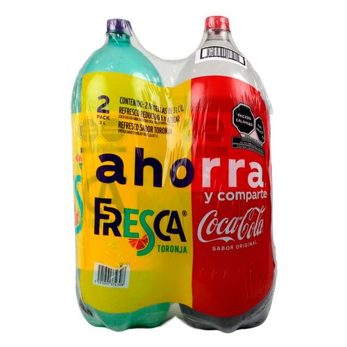 Pack Refrescos Coca Cola+Fresca 3L