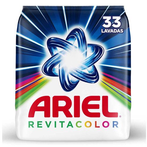 Detergente en Polvo Ariel Revitacolor 4kg
