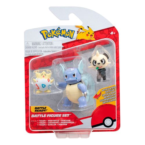 Figura de acción Pokemon 3 personajes