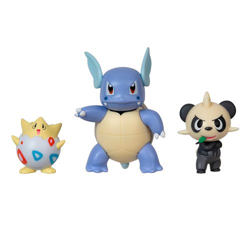 Figura de acción Pokemon 3 personajes