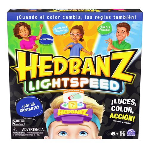 Juego De Mesa Games Hedbanz Lightspeed