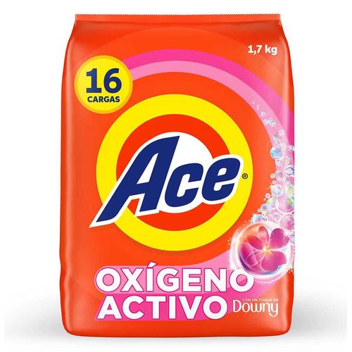 Detergente en Polvo Ace con Toque de Downy 16 Cargas 1.72kg
