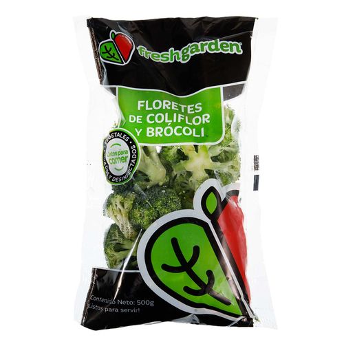 Mix de Floretes de Coliflor y Brócoli Fresh Garden 500g