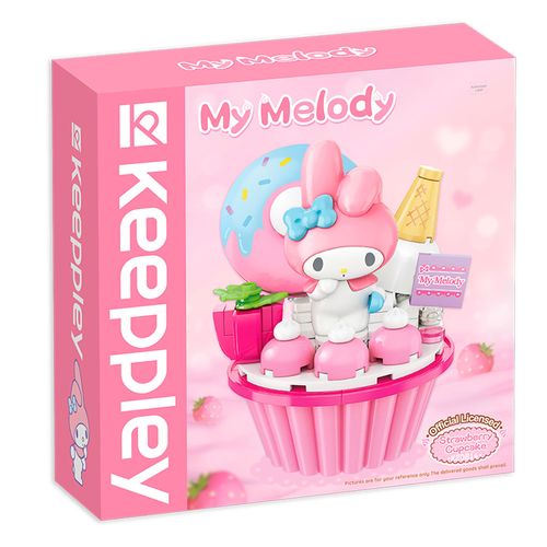 Juego De Construcción Infantil Femenino Keepley Sanrio (Strawberry Cupcake)