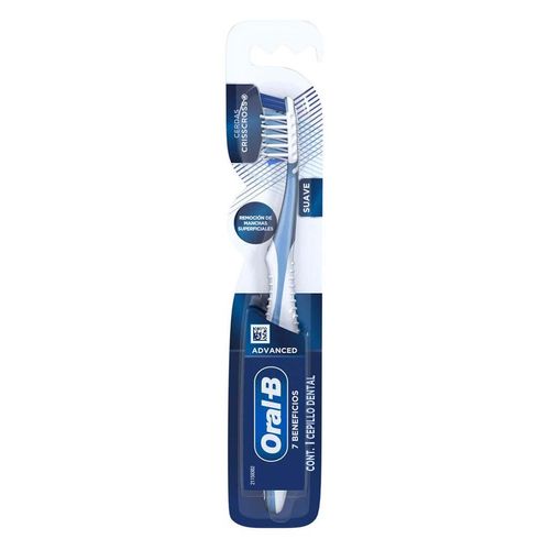Cepillo de Dientes Oral B 7 Beneficios con Cerdas CrissCross 1 Pieza