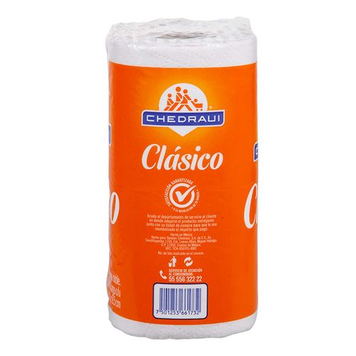Papel Higiénico Chedraui Clásico Doble Hoja 4 Rollos