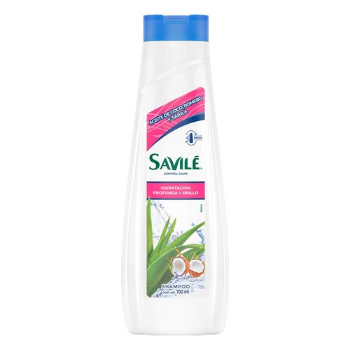 Shampoo Savilé Control Caspa Aceite de Coco y Romero 700ml
