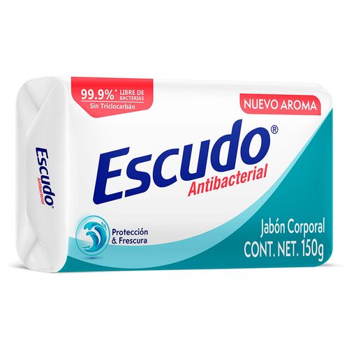 Jabón en Barra Escudo Antibacterial Frescura 150g