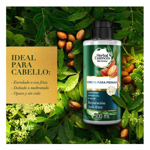 Crema para Peinar Herbal Essences Aceite de Argán de Marruecos y Aloe 300ml