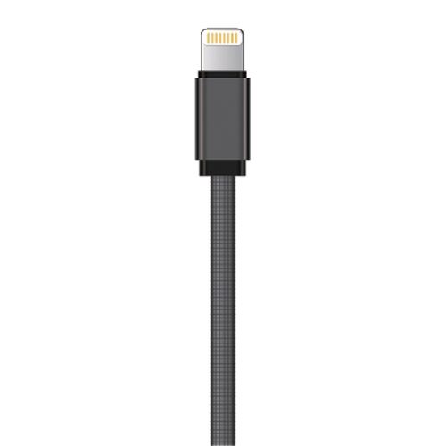 Cable Lightning Unlock 3.1A Plano Tela 1m Carga Rapida Negro YCHNG10