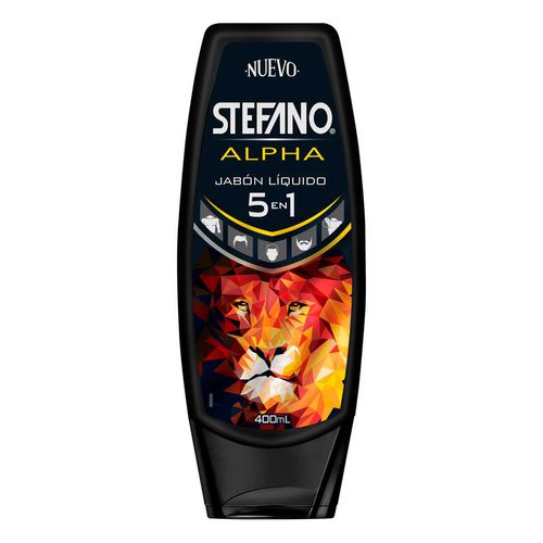 Jabón Líquido Corporal Stefano 5 en 1 Alpha 400ml
