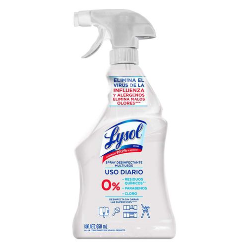Desinfectante de Superficies en Spray Lysol 650ml