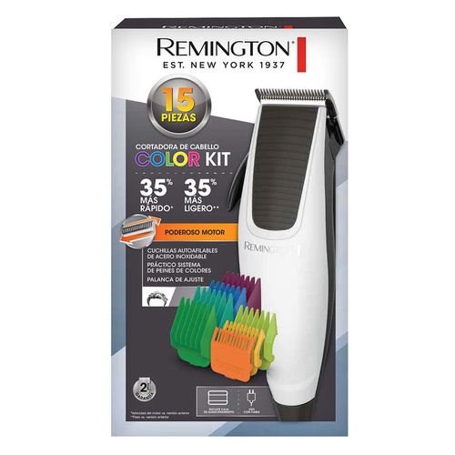 Máquina para Cortar Cabello Remington con 15 Accesorios