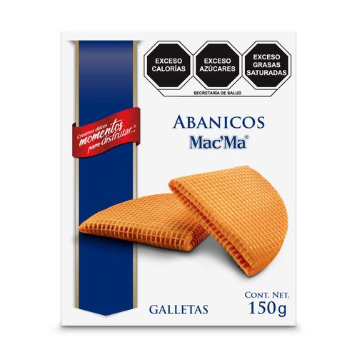 Galleta MacMa Abanicos Finas 150g