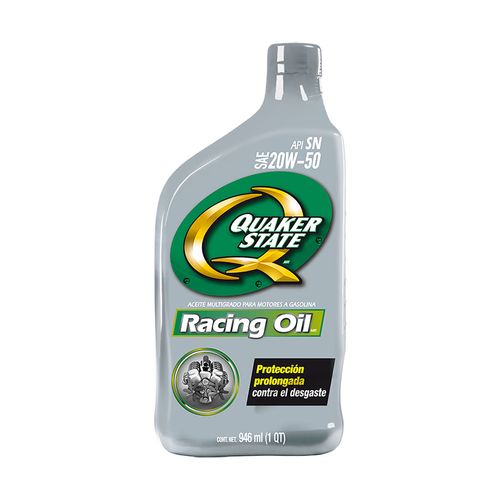 Aceite Quaker State Racing Oil 946ml Sae 20W-50