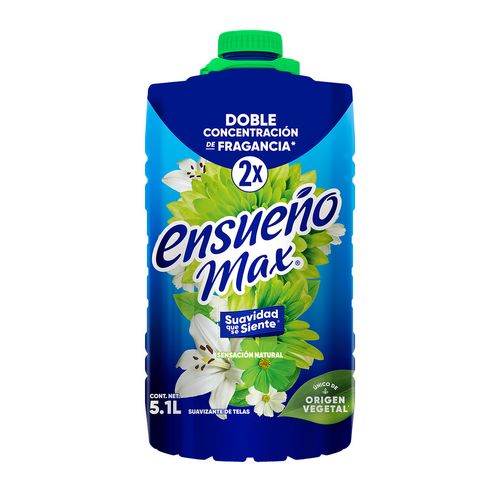 Suavizante de Telas Ensueño Sensación Natural de Origen Vegetal 5.1L