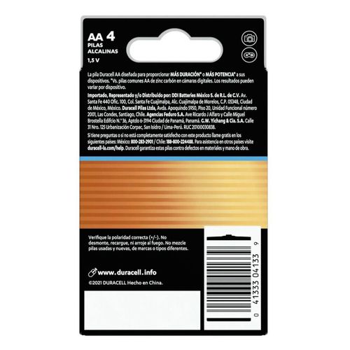Duracell Optimum Pilas Alcalinas AA 4 Piezas