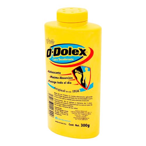 Talco para Pies O Dolex Original Desodorante 300g
