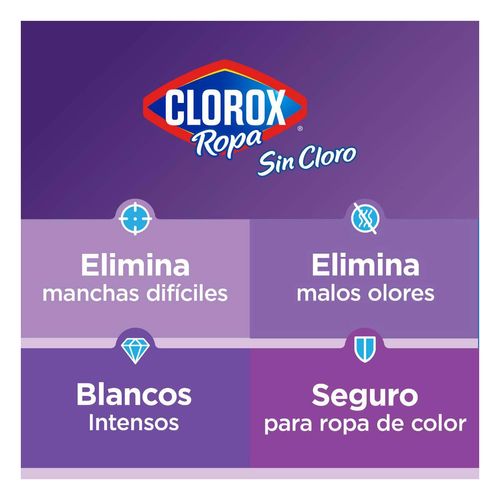 Desmanchador Clorox Ropa Blancos Brillantes 930ml