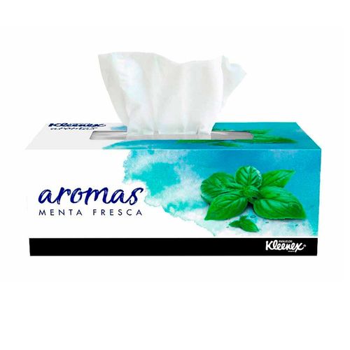 Pañuelos Faciales Kleenex Aromas Menta Fresca 140 Pañuelos