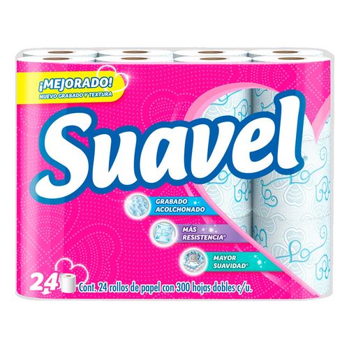 Papel Higiénico Suavel 24 Rollos