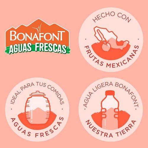 Bonafont Aguas Frescas Guayaba 1 L