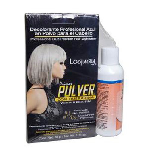 Decolorante en Polvo Loquay Primer Pulver 30 Volúmenes con Queratina 50g