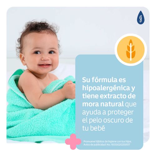 Shampoo para Bebé Jhonson´s Cabello Oscuro 200ml