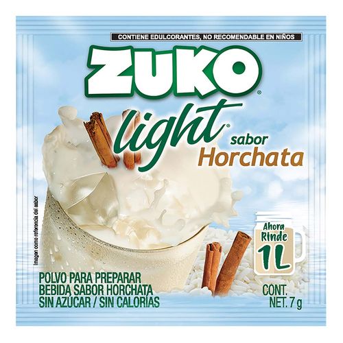 Bebida Instantánea Zuko Light Sabor Horchata 7g