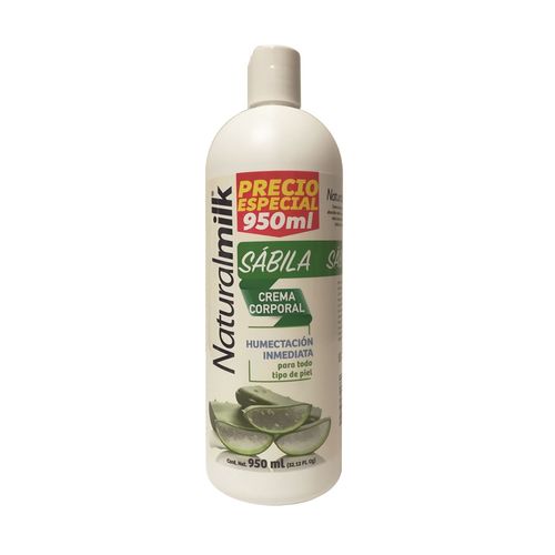 Crema Corporal Naturalmilk Sábila 950ml