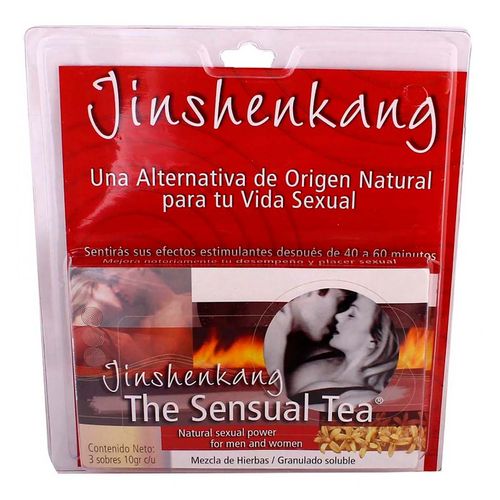 Té The Sensual Tea Vigorizante Jinshenkang 3 Sobres de 10g
