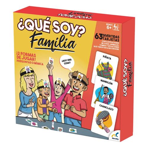 Juego de Mesa ¿Que Soy? Familia Jca-2893