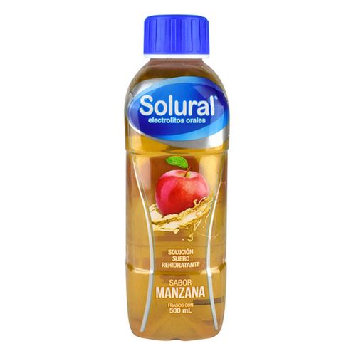 Bebida con Electrolitos Solural Sabor Manzana 500ml
