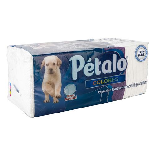 Servilletas Pétalo Colores Hoja Sencilla 350 Servilletas