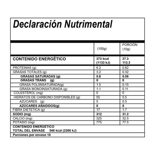 Tostada Susalia Horneada Maíz Nopal 200g