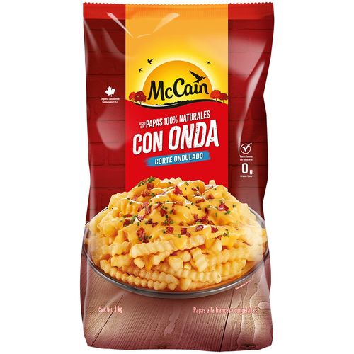 Papas Con Onda Corte Ondulado McCain 1Kg