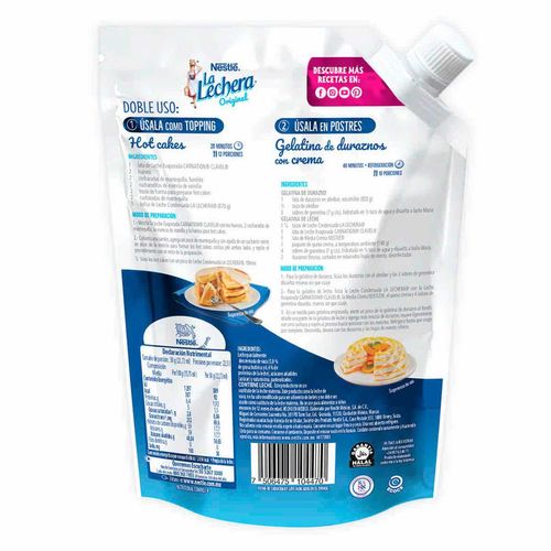 Leche Condensada Nestlé La Lechera 670g